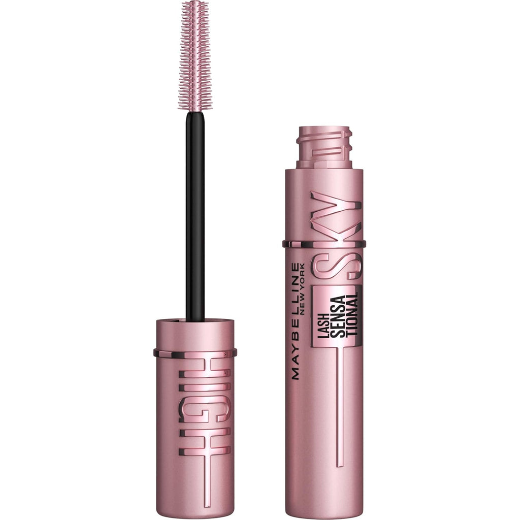 Lash Sensational Sky High Washable Mascara Makeup, Volumizing, Lengthening, Defining, Curling, Multiplying, Buildable Formula